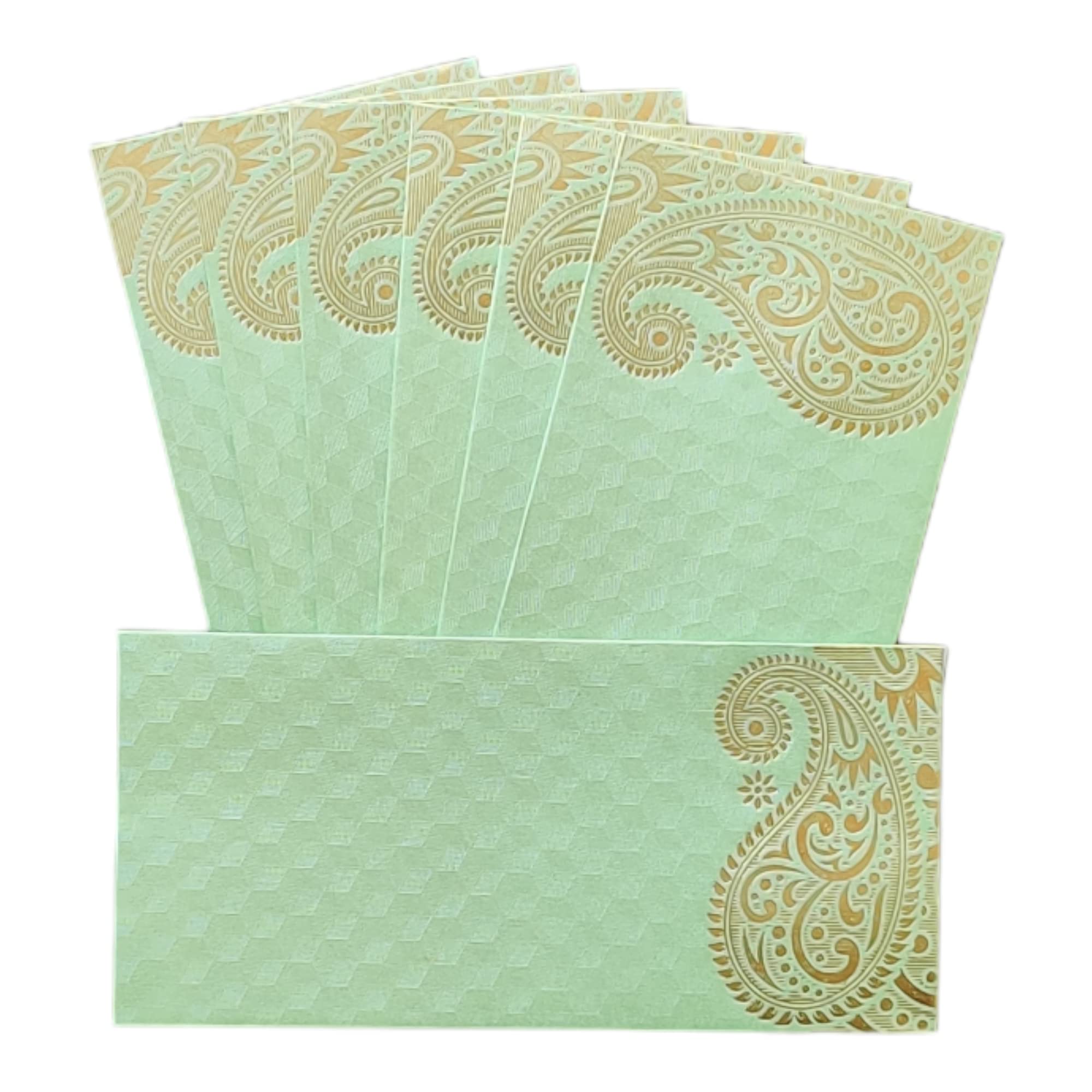 Jhintemetic® - Pack of 25 Matellic Pista-Green Colourful Designer Shagun Lifafa/Money Gift Envelope with Golden Ambi for Gifting Money on Wedding, Birthday & Any Other Occasion (B09JPDS5MP) Amazon Price History, Amazon Price Tracker