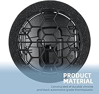 Vista 5 de Conducto de ventilación de aire/HVAC, cromado compatible con Ford F150 2009-2014, OEM 9L3Z19893CA.