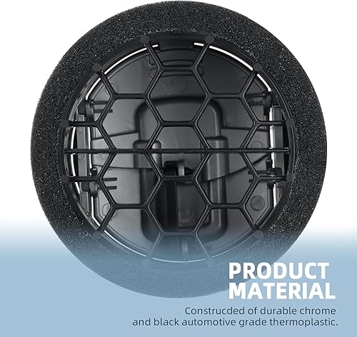 Miniatura 5 de 9L3Z19893CA Dashboard AC Heater Air VentHVAC Vent Duct, Chrome Compatible with Ford F150 LOBO 2009-2014, OEM 9L3Z-19893-CA.