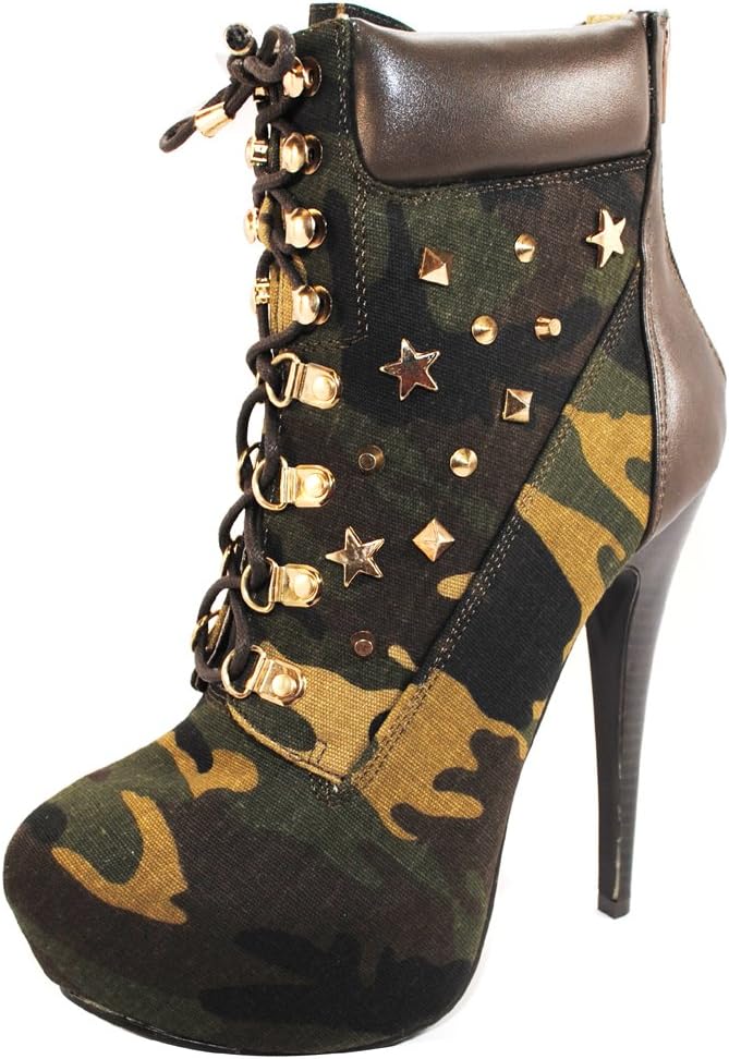 LILIANNA Caitlyn Women's High Heel Ankle Boots