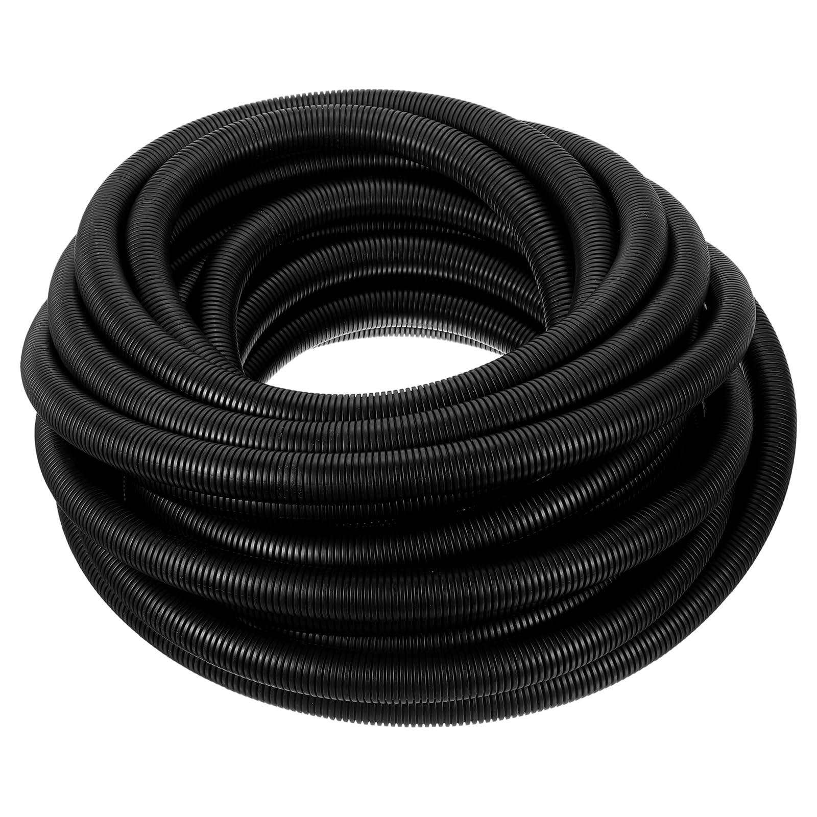 sourcing map Wire Loom Tubing 15M - 20mm, Wire Conduit Hose Cord Protector Cable Sleeves Flexible Electrical Wire Cover