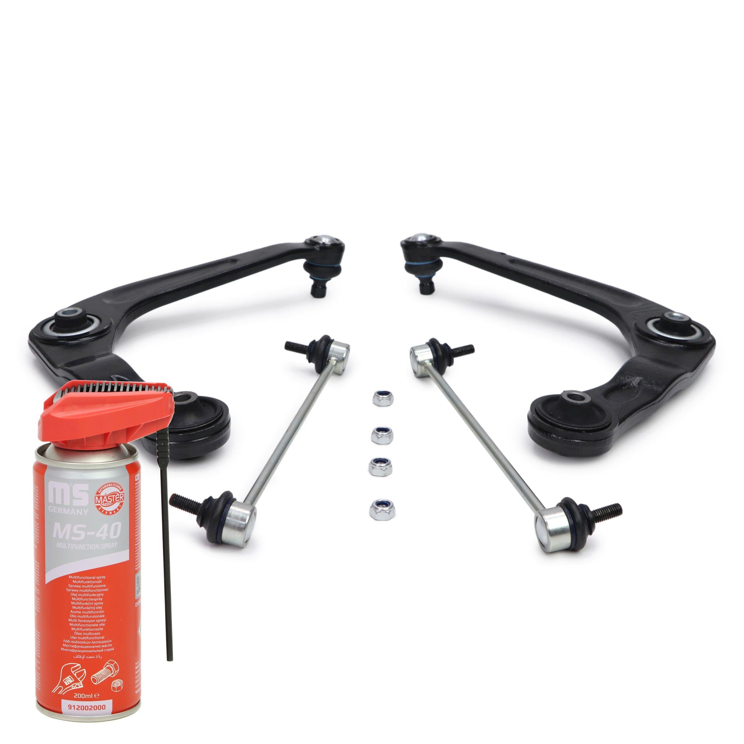 36802/1-SET-MSP Kit Juego de reparación brazo de suspensión Delantero Izquierda Delantero Derecha Delantero 200ml