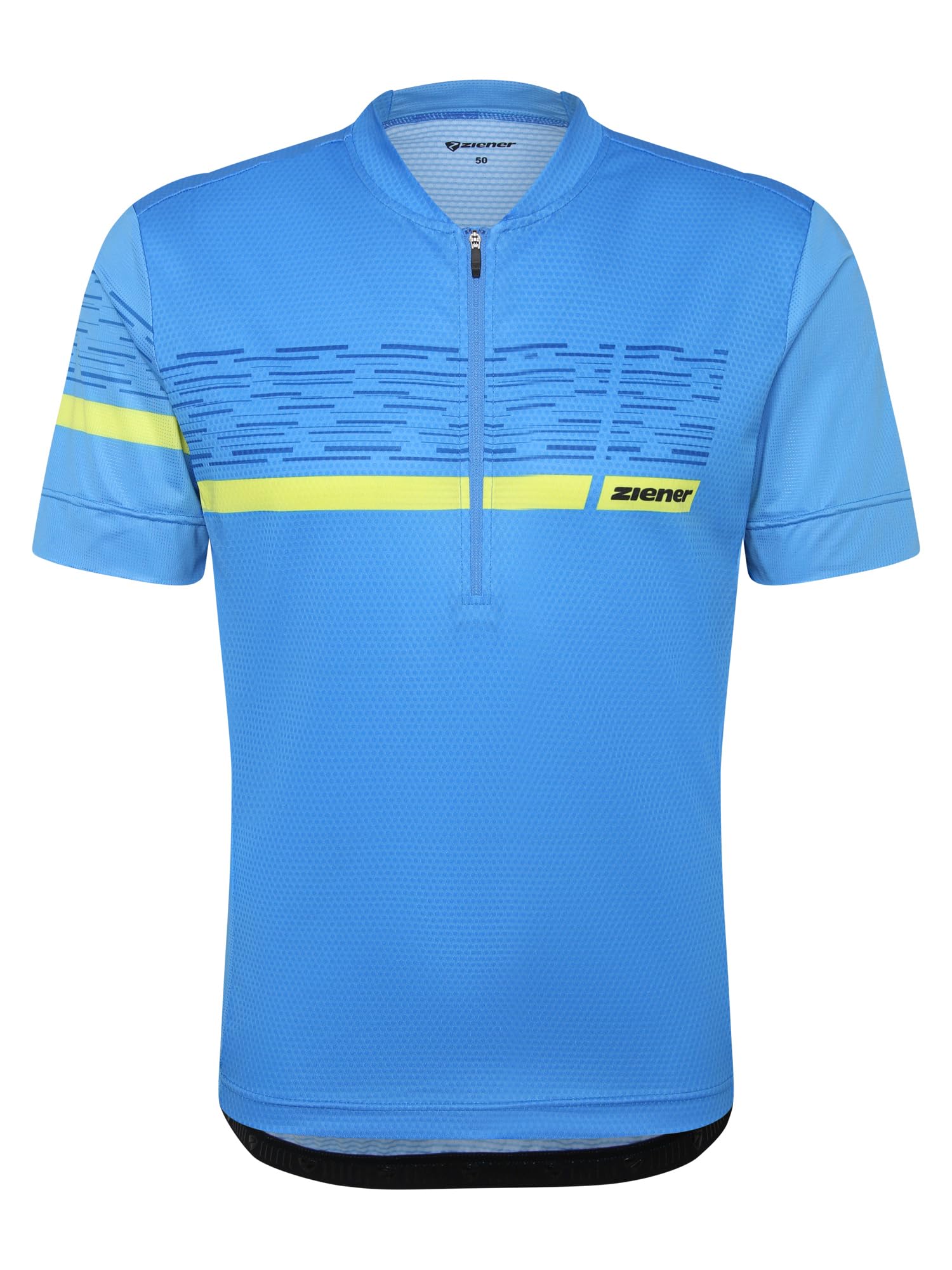 Ziener Herren Nemic-z Funktionelles Fahrradtrikot mit halbem Front-Reißverschluss