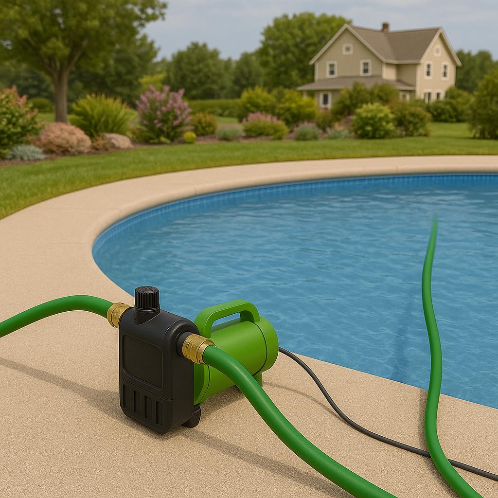 3/4 HP Super‑Max 1″ Non‑Submersible Water Transfer Pump Model 58033 – 2700 GPH Self‑Priming Utility Pump for Flooded Basements, Pools, Water Heaters, Irrigation. Cast Iron Compatible w/DRUMMOND Pumps