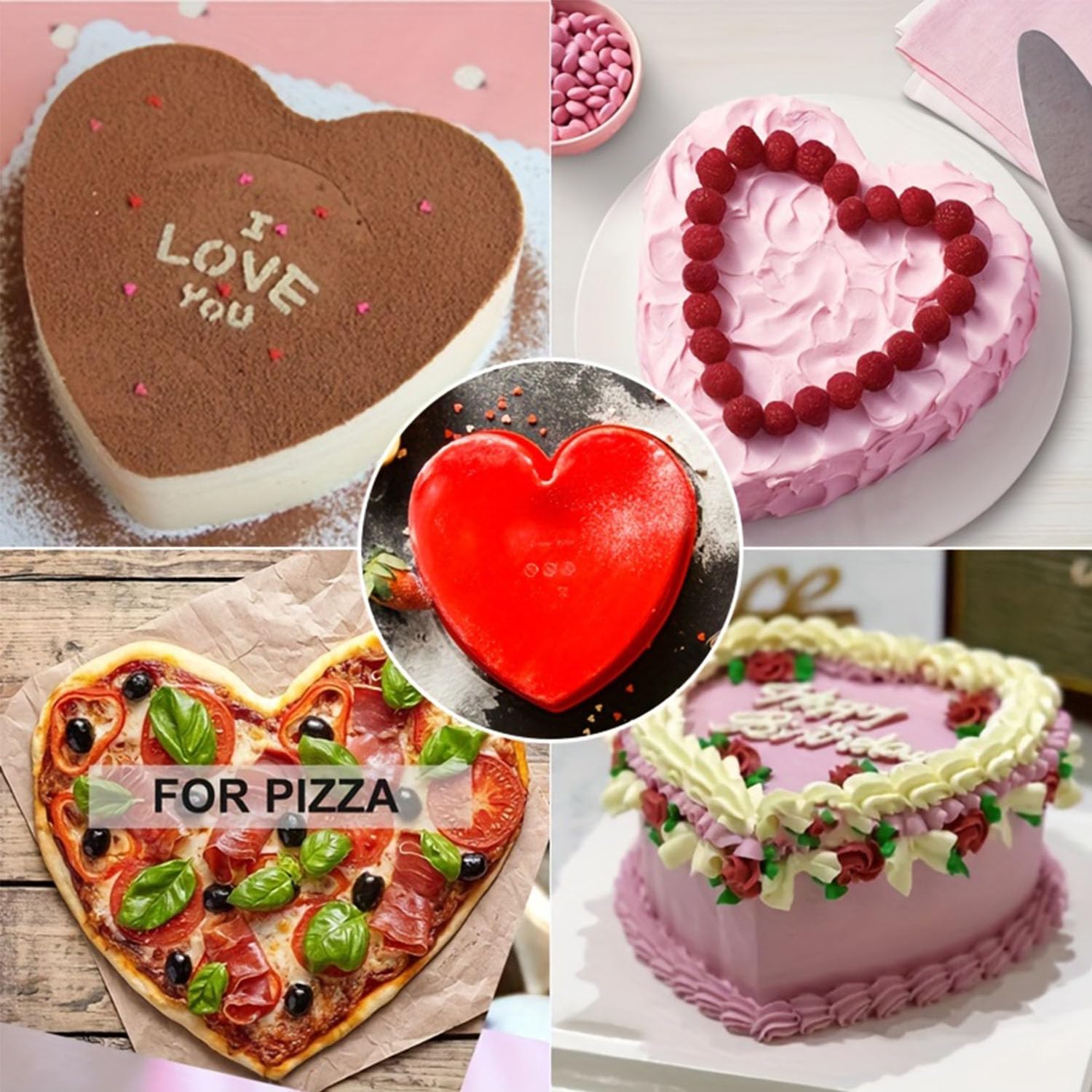 Stampo per torte a forma di cuore Accessori per la cucina da