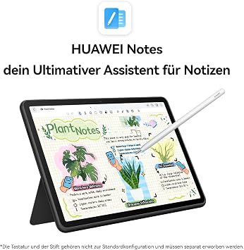 HUAWEI MatePad 11.5 Inch Tablet 6+128GB Includes Removable Keyboard 2.2K Resolution 120Hz Refresh Rate Slim Metal Unibody Design Notes Space Gray