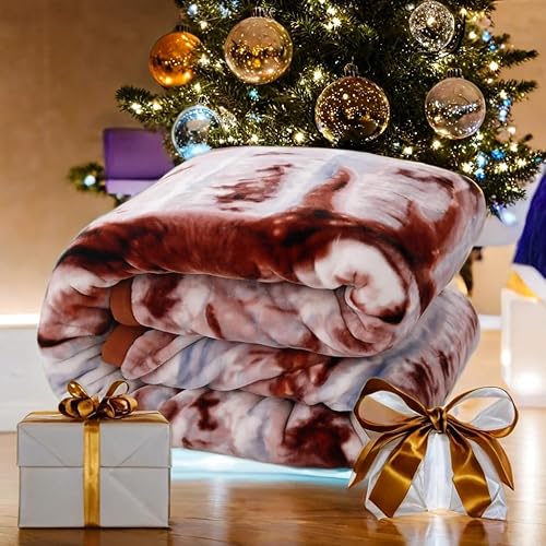 Miniatura 3 de Hiyoko - Manta de terciopelo con estampado de venado de 75 x 90 pulgadas, nube de sueños adorables de animales - Cálida para la cama y el sofá -