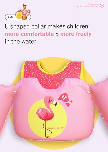 Miniatura 9 de Toddler Floaties, Swim Vest for Boys and Girls Age 2-6 Years Old, 30-50 Pounds Children Water Wings Arm Floaties in PuddleSeaPoolBeach