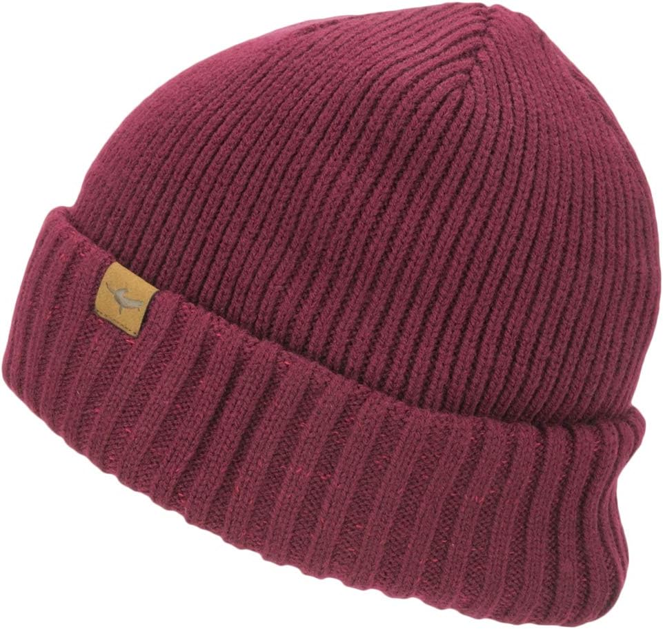 SEALSKINZ Unisex Bacton Waterproof Cold Weather Roll Cuff Beanie