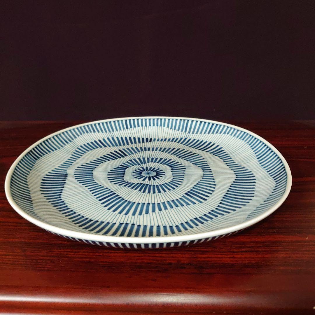 伊万里焼 福右衛門窯 染付 大皿