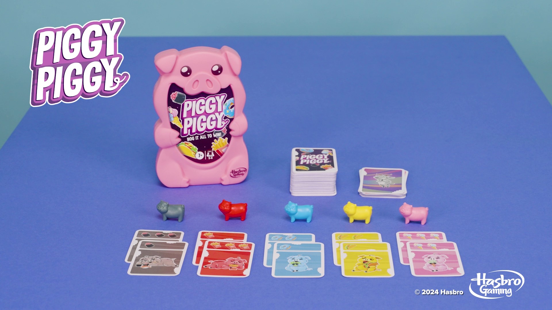 Amazon.com: Hasbro Gaming Piggy Piggy Card Game | Family Games for