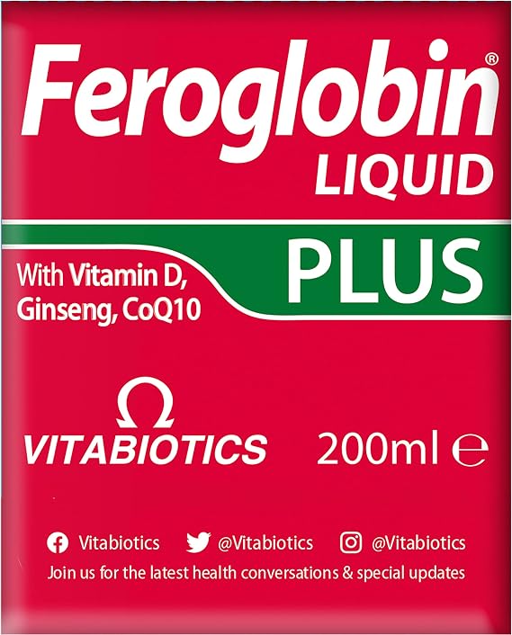 Vitabiotics Feroglobin 200ml Plus Liquid