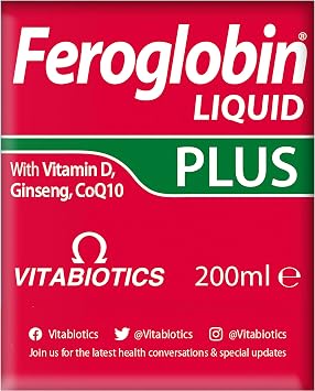 Vitabiotics Feroglobin 200ml Plus Liquid