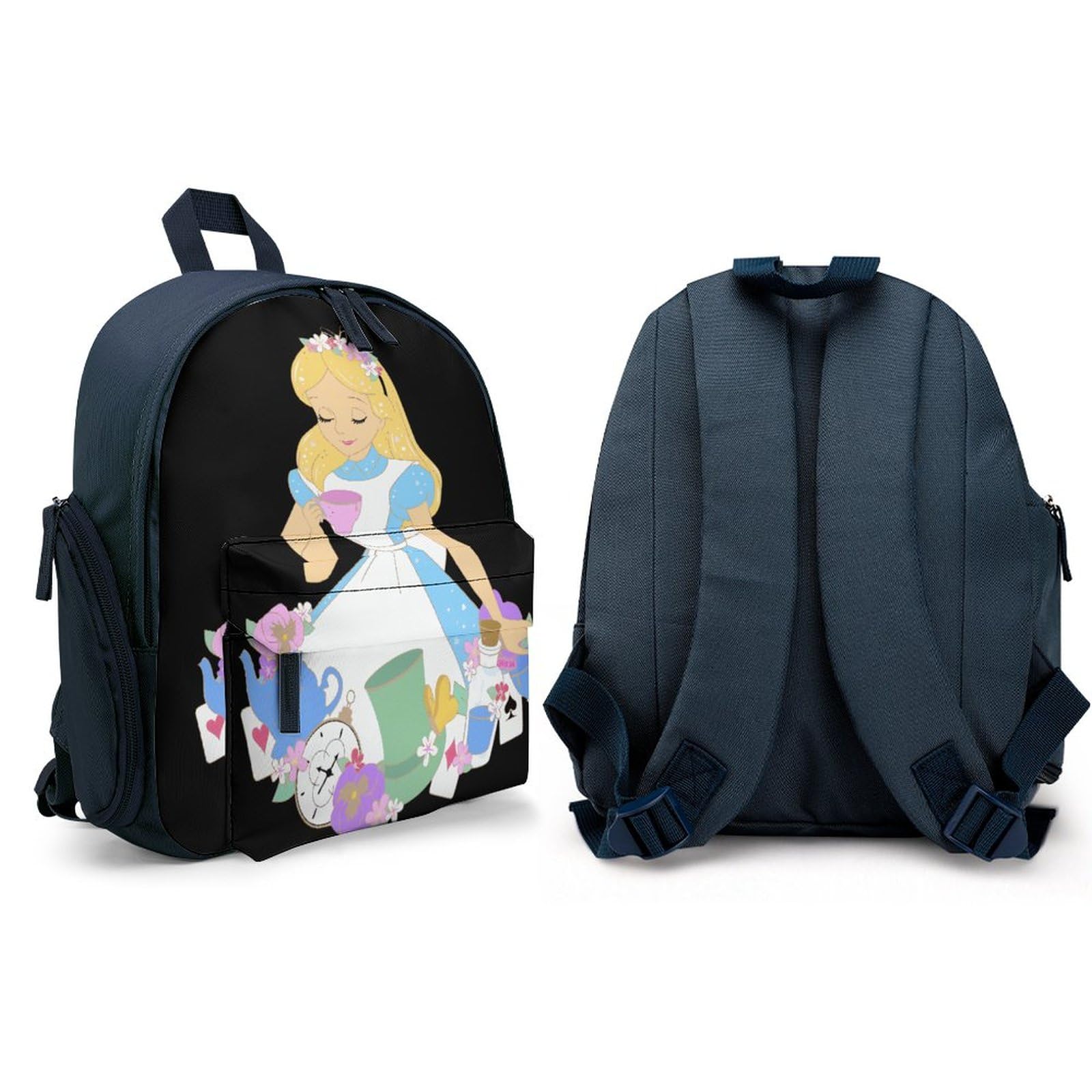 Amazon.co.jp: キッズバッグ 不思議の国のアリス 子供 バックパック 