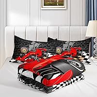 Vista 143 de Axolotl Kid Comforter Set Twin Size,Racing Car Bedding Set for Boys Girls Teen Kids Children Racing Gifts,Race Cars Quilt Bed Set with 1 Comforter 2