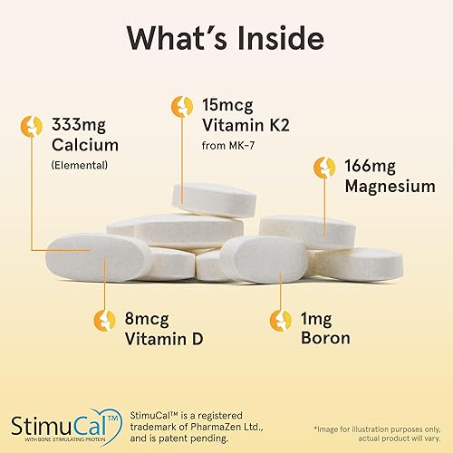 Miniatura 3 de Jarrow Formulas BoneUp Vegetarian - 120 tabletas - Suplemento vegetarianovegano para la salud ósea fuentes veganas de vitamina D3 vitamina K2 como