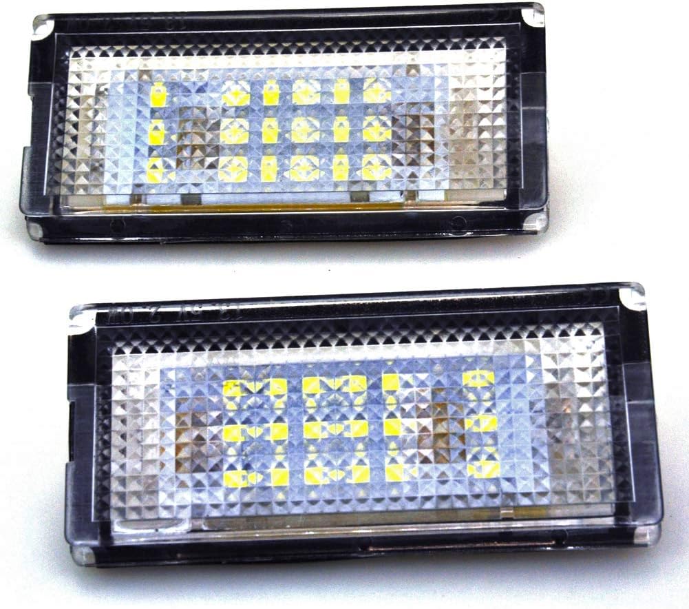 Auto Wayfeng WF 2 pcs. LED License Plate Light Canbus LED Rear Lamp White LED Bulbs For BM W 3er E46 4D 1998-2003 Car Accessories