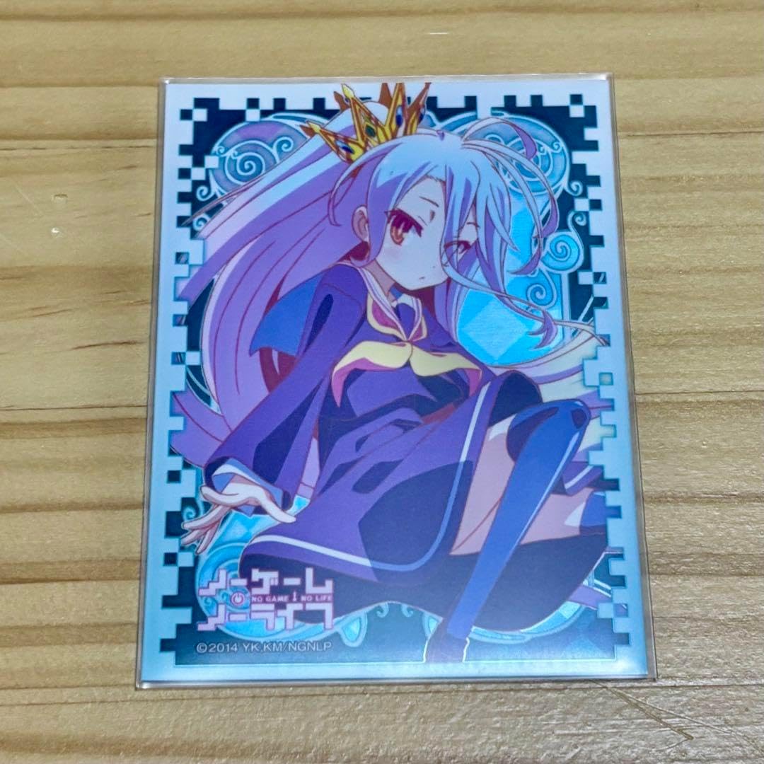 ノーゲーム・ノーライフ　初瀬いづな　白　ジブリール　スリーブ　セット ノーゲーム・ノーライフ 初瀬いづな 白 ジブリール スリーブ セット