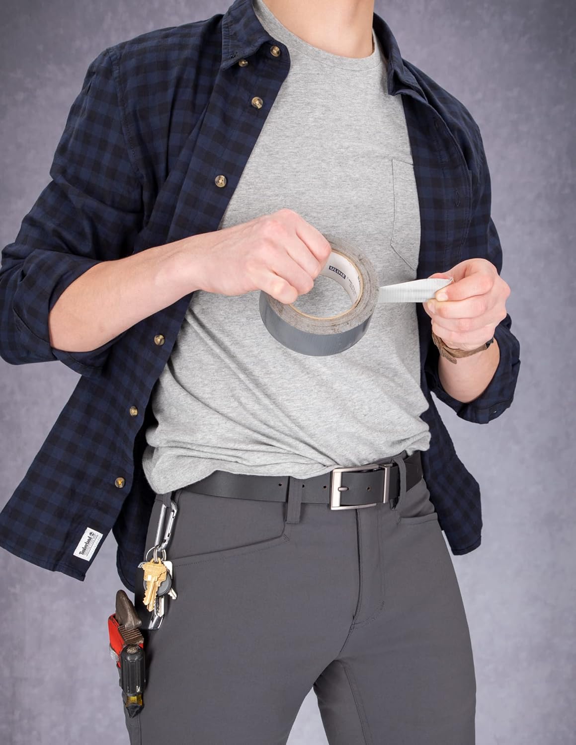 Timberland PRO Men's 40mm Workwear Work Belt Leather Belt - Image 3