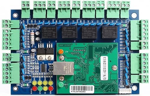 Miniatura 10 de Sistemas de tablero de control de acceso de 1 puerta con panel de control de alarma contra incendios Cerradura magnética lector RFID Sensor de