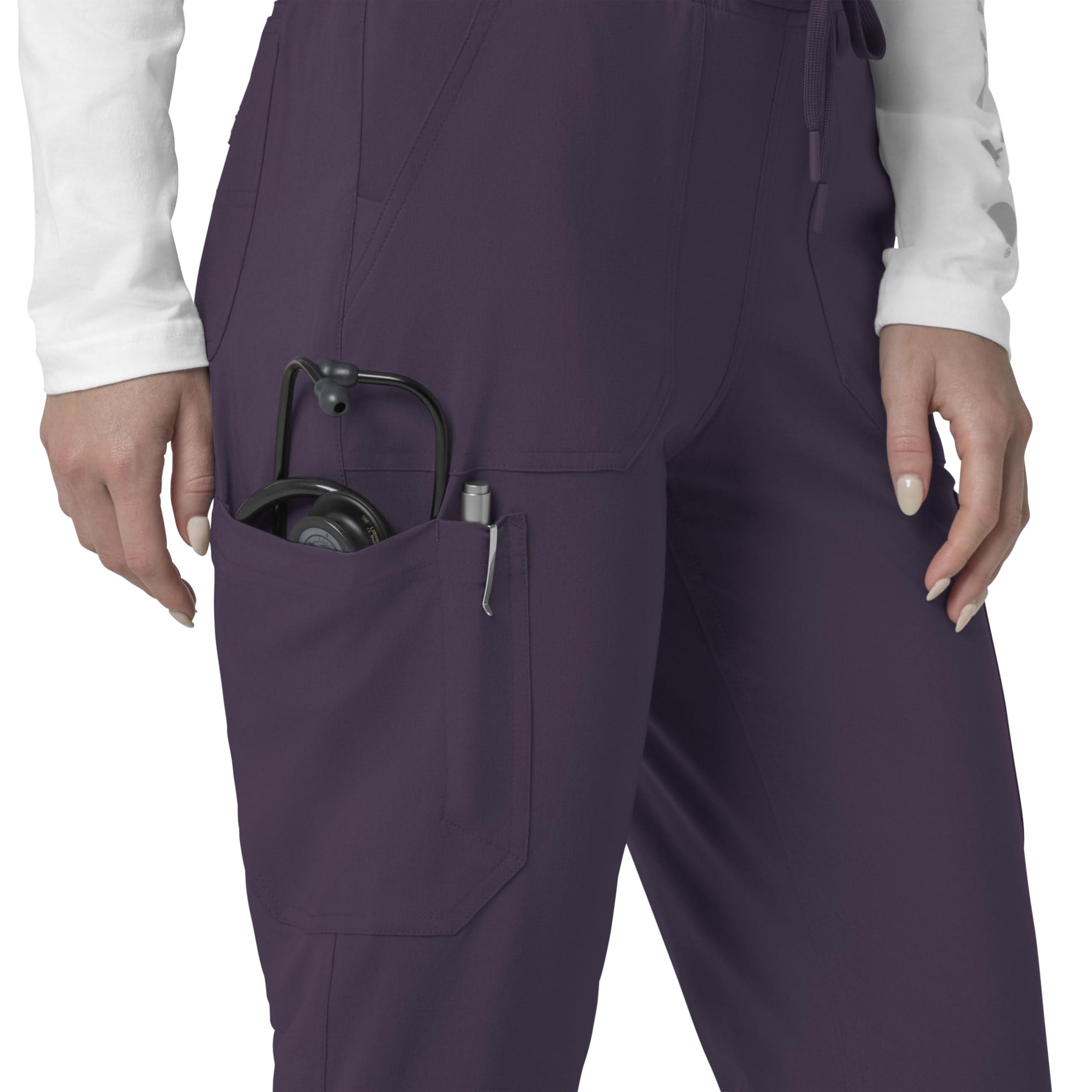 Carhartt Women's Cargo Jogger Scrub Pant Pantalones de Traje médico para Mujer