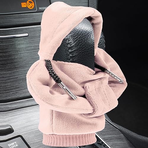 Miniatura 7 de ZHSMS Funda para palanca de cambios, funda universal para pomo de cambio, suéter divertido con capucha para palanca de cambios, decoración de 4.7