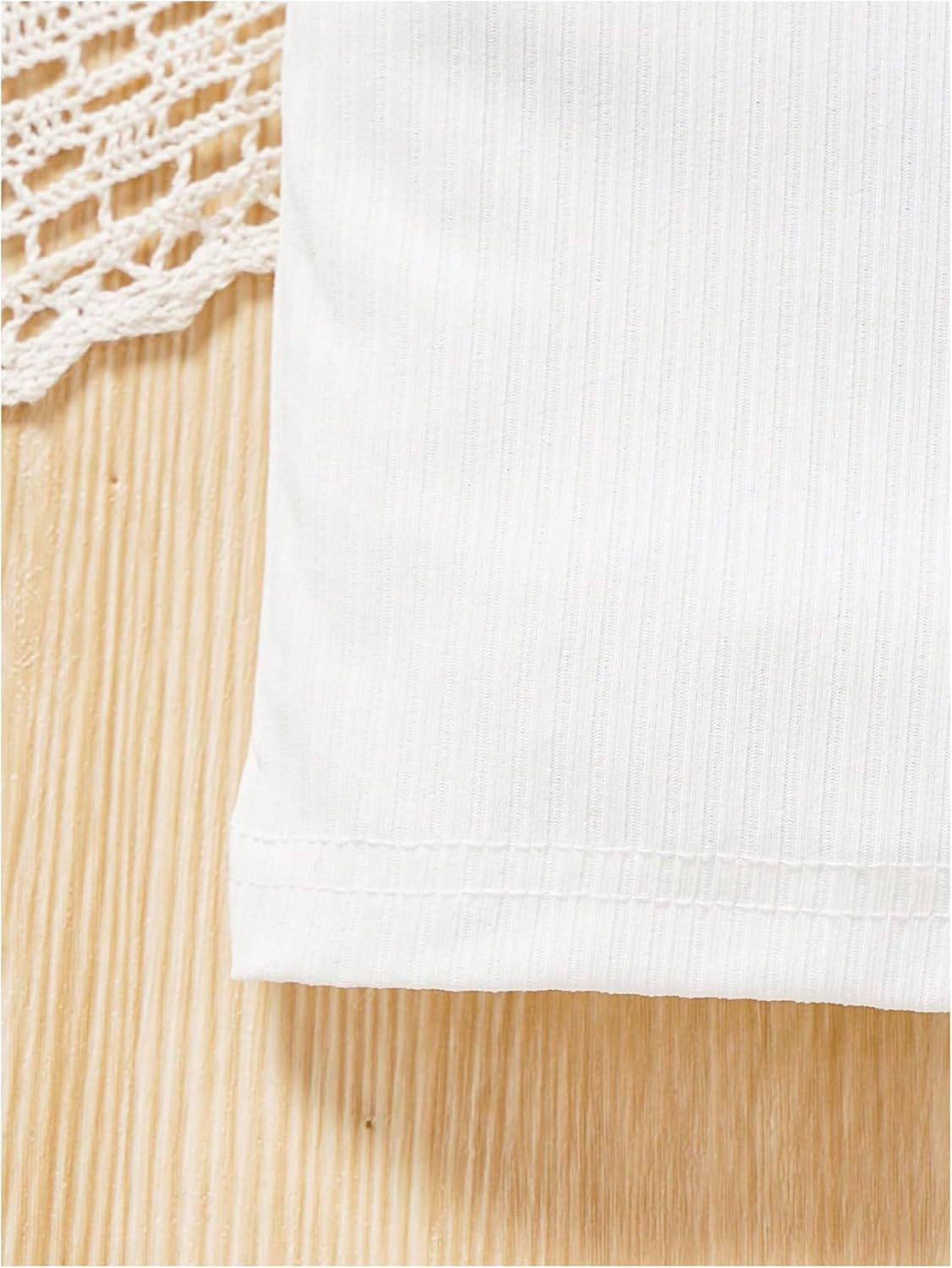 GORGLITTER Girl's Sleeveless Tees Crop Tops Round Neck Ribbed Knit Cute Tank Top - Image 5