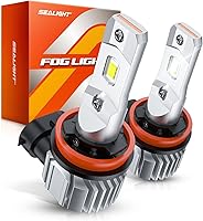 Vista 12 de SEALIGHT - Bombillas LED antiniebla H10/9145/9140, 6000 K, xenón blanco, 27 chips SMD, iluminación de 360 grados, sin polaridad, paquete de 2