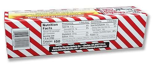 Miniatura 15 de Claxton Fruit Cake - Receta oscura de 2 a 1 libras - Cada pastel envuelto individualmente para mayor frescura