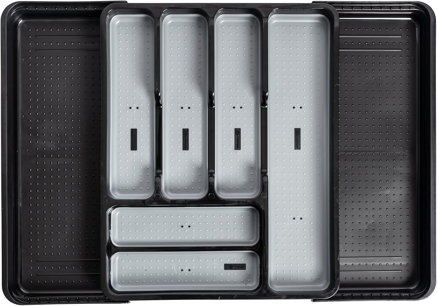 Addis Extendable Premium Soft touch 6 to 8 compartment Cutlery Utensil