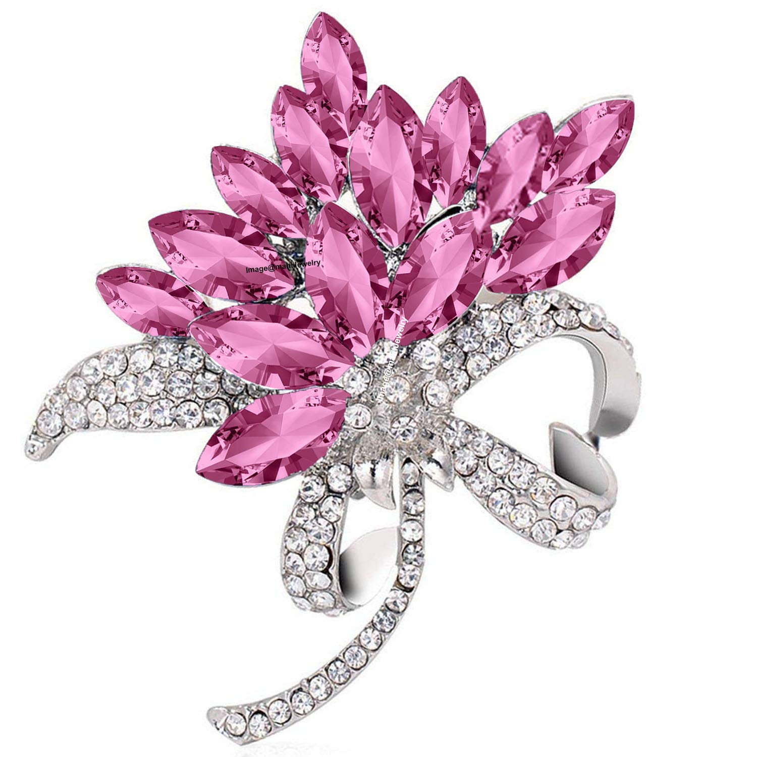 Mahi Rhodium Plated Designer Crystal Brooch for girls and women BP1101038RPin (B085LG9HJP) Amazon Price History, Amazon Price Tracker