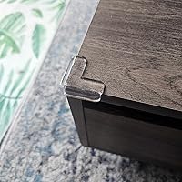 Vista 9 de Protectores de esquina, (16 unidades) protectores de esquina a prueba de bebés, esquinas y bordes para muebles, protectores de mesa, fundas