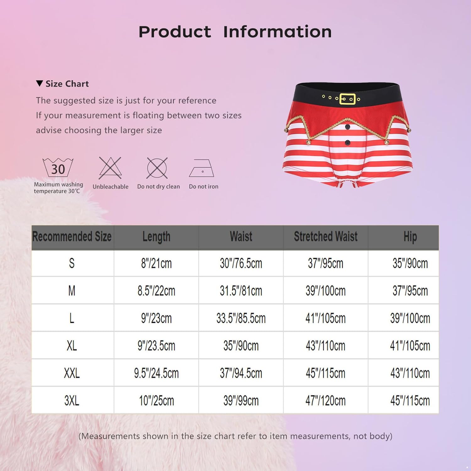 Mens Funny Holiday Boxer Briefs Hilarious Gag Gifts Carnivals Christmas Mid Waist Underpants