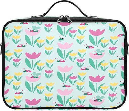 Flower Fashion Green travel cosmetic bags for women travel beauty bag makeup bag zipper portable travel makeup cosmetiqueras para maquillaje men disponible en Yaxa Peru