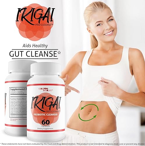 Miniatura 5 de Ikigai Pro Cleanse - Limpieza premium con más de 15 hierbas y probióticos - Desintoxicación de limpieza de cuerpo completo - Apoya la salud