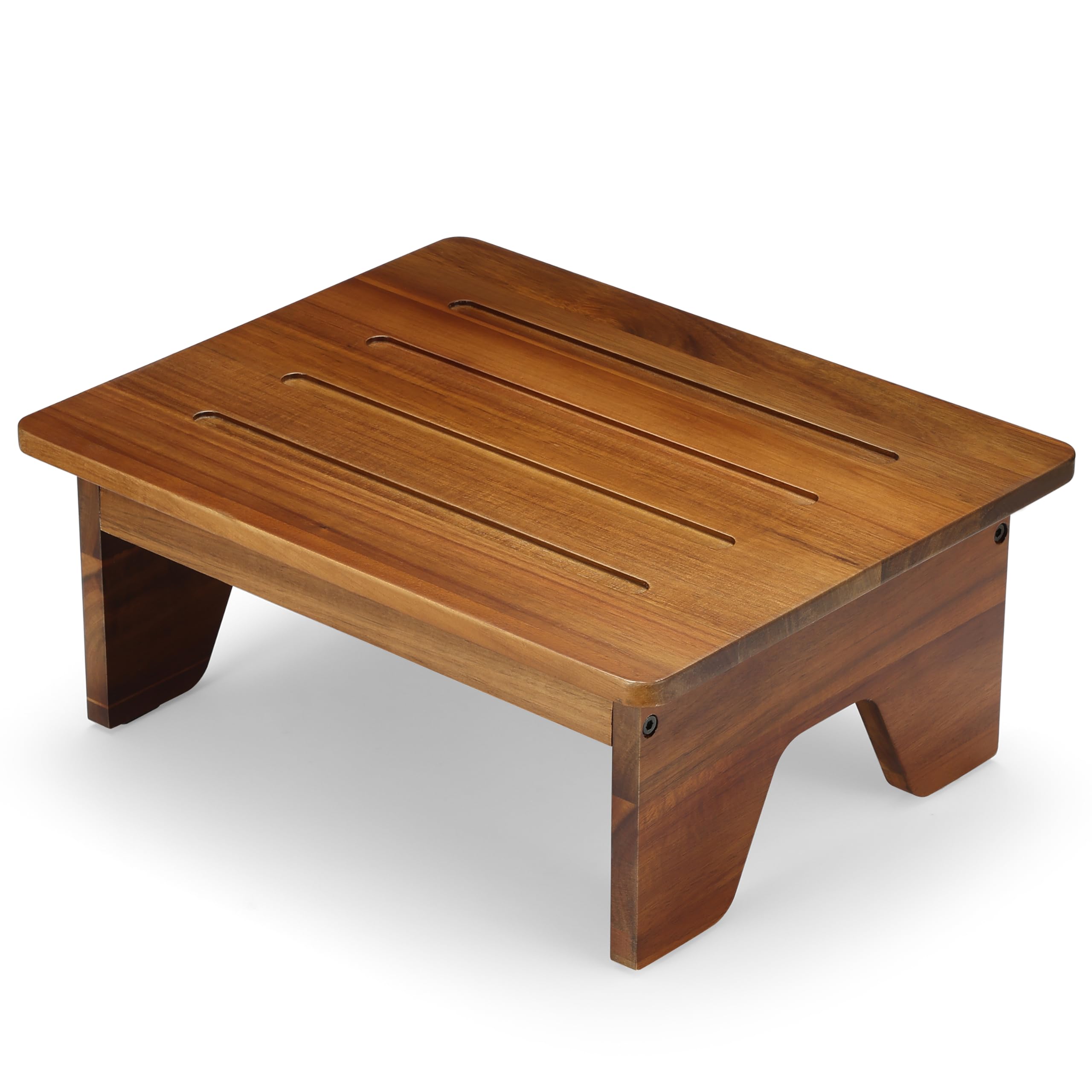 Perfnique Wooden Step Stool, 6.5