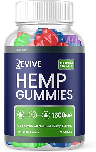 Miniatura 1 de Revive Gummies  Revive Hemp Gummies Mezcla de cáñamo de primera calidad, suplemento de extracto de cáñamo de fórmula avanzada Revive, gomitas de
