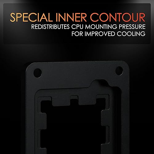 Miniatura 3 de Thermal Grizzly Marco de sellado de contacto AM5 - Combinación de marco de contacto y protector de CPU - Optimiza los puntos de presión de contacto