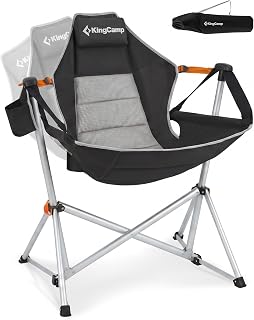 KingCamp Hammock Camping Chair, Adjustable Recline, Aluminum Frame