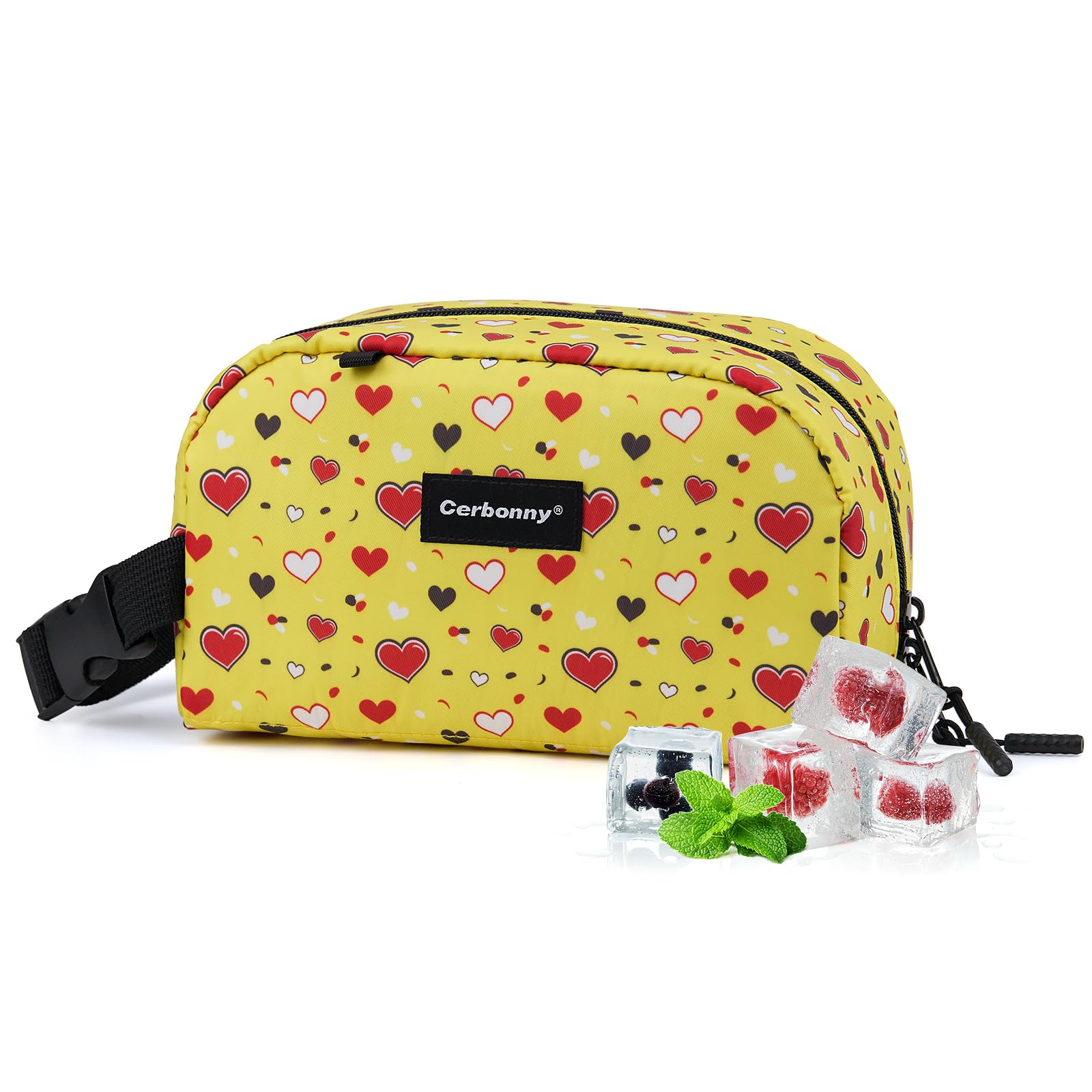 Cerbonny Small Cooler Bag Freezable Lunch for Work School Travel,Leak-Proof Bag,Snack Bags for Kids/Adults,Freezer Bags,Freezable Lunch Bag — image 1