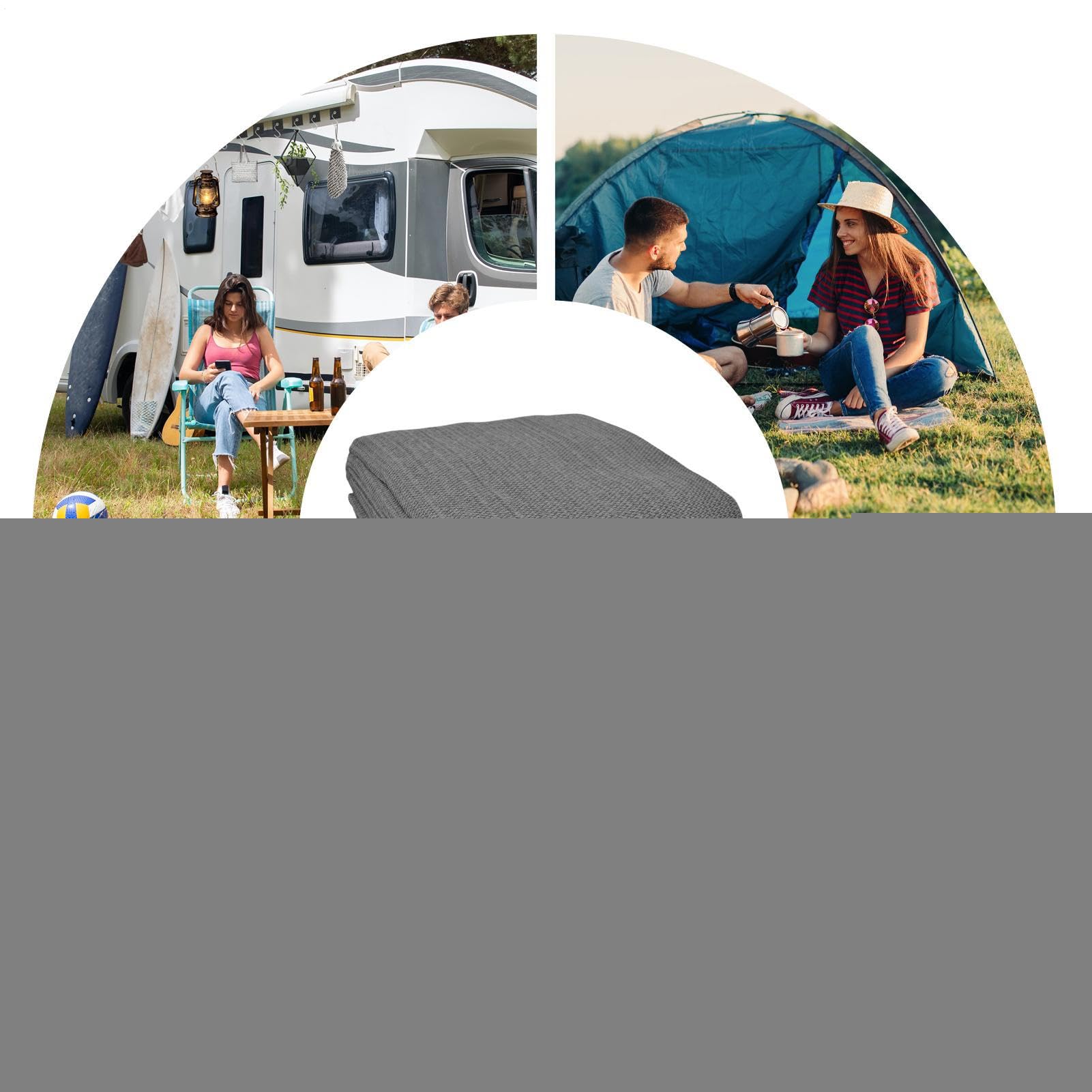 Acolchado Suelo Tienda Campaña para Camping Alfombra, Manta y colchoneta