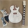professional Electric Guitar Kits 1 Set Unfinished Electric Guitar Neck And Black Mahogany Body Guitar Kit DIY All Parts Electric Guitar Kits