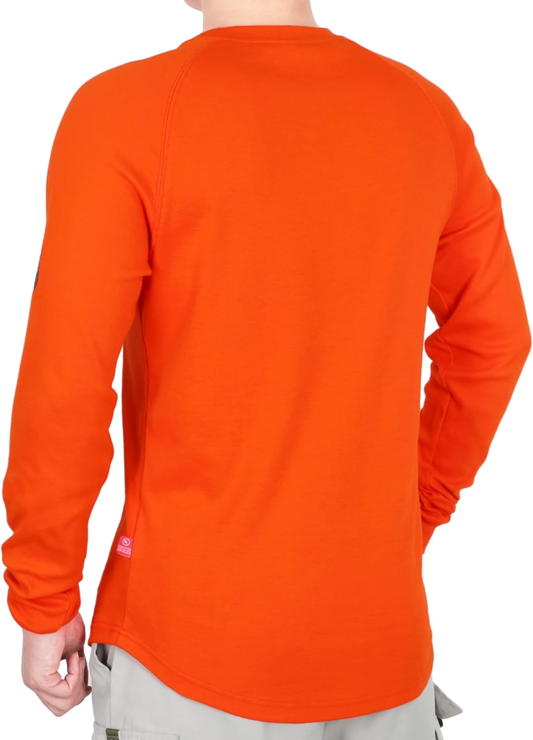 BOCOMAL FR Shirt 7oz Heavyweight Flame Resistant Shirts for Men Fire Retardant Long Sleeve Crew Work Shirts CAT2 - Image 2