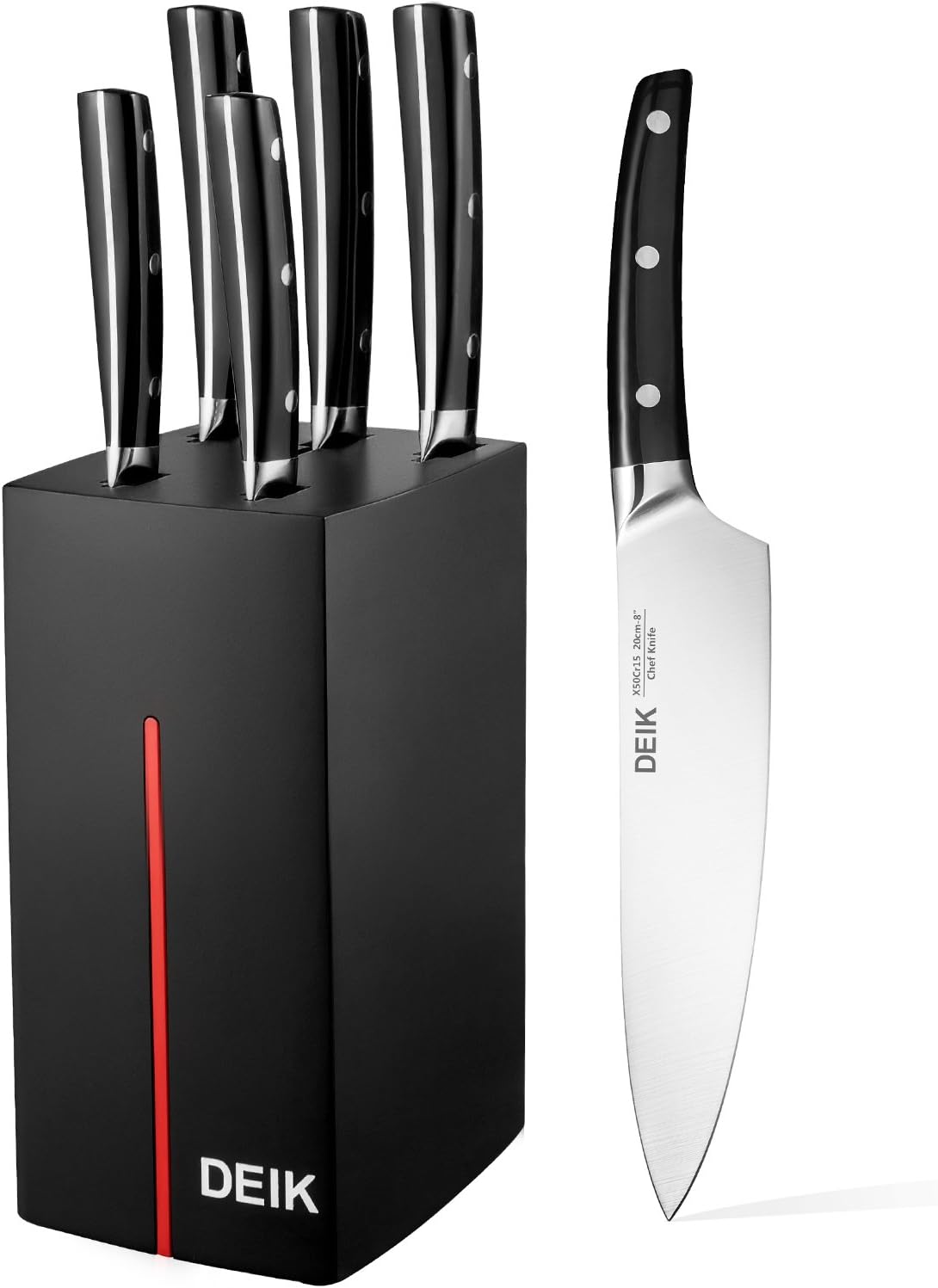 set di coltelli con blocchi