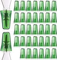 Vista 1 de Chengu 36 Piezas Cubiertas para Botellas de Licor Cubiertas de Boquilla Vertedora Tapones Superiores para Botellas Dispensador Universal de Vertido