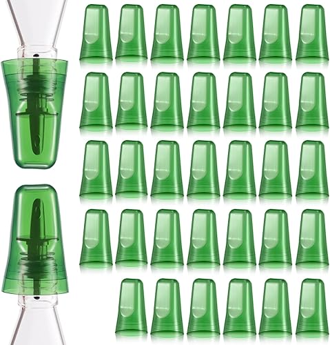 Chengu 36 tapas para botellas de licor para verter licor, cubiertas universales para botellas de vertido, barra dispensadora de polvo, cubiertas de