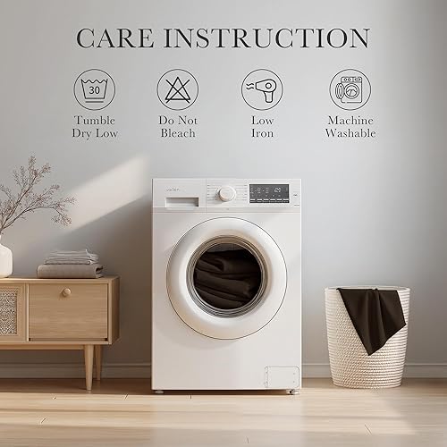 Miniatura 7 de PONY DANCE Juego de 2 paneles de cortinas opacas pequeñas de 36 pulgadas, cortinas cortas para oscurecer la habitación, cortinas de café con