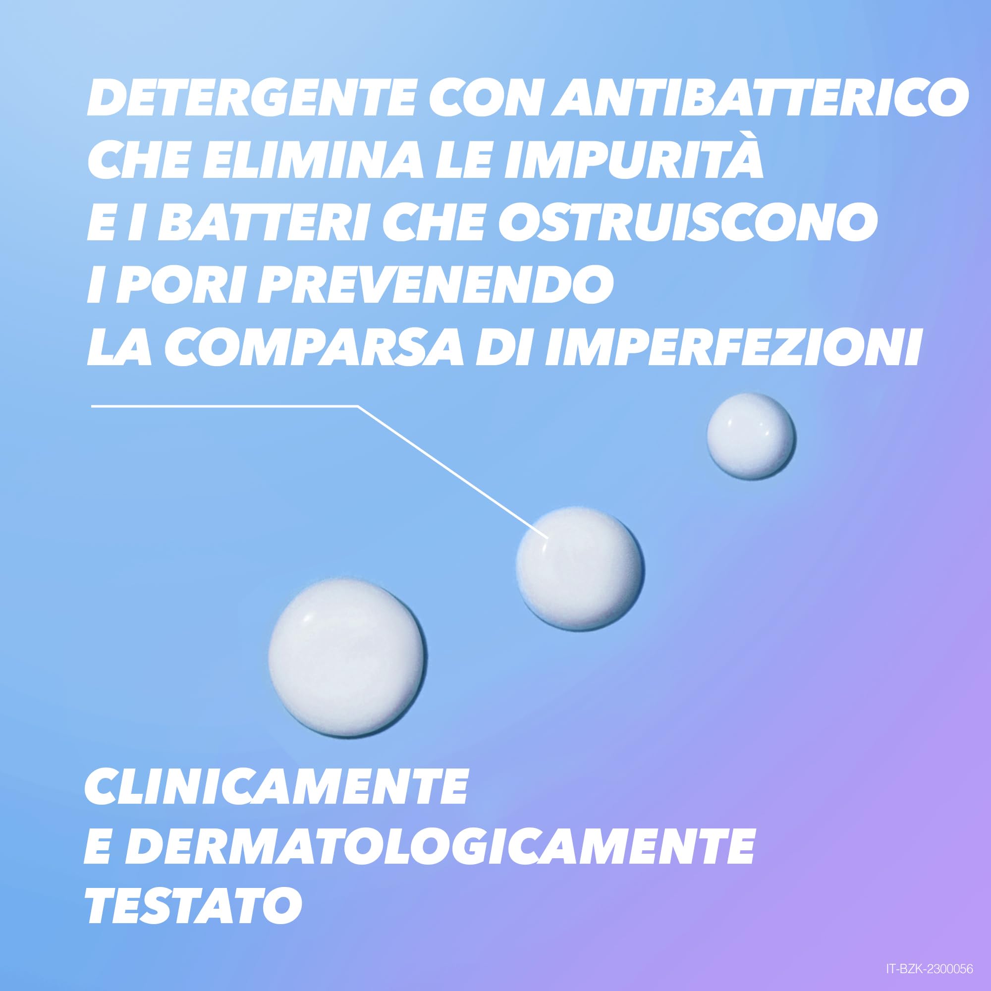 Benzac Skincare pH Control, Detergente Viso, Anti Acne, con Antibatterico, Elimina le Impurità e Rispetta il pH Cutaneo, con Gluconolattone e Zinco