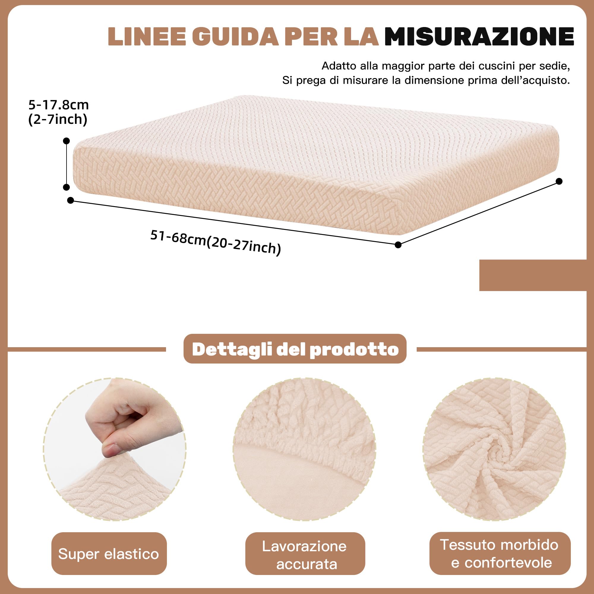 Fodere per cuscini da terrazzo | Coperture elastiche per divani esterni | Protettive per mobili, lavabili e riutilizzabili