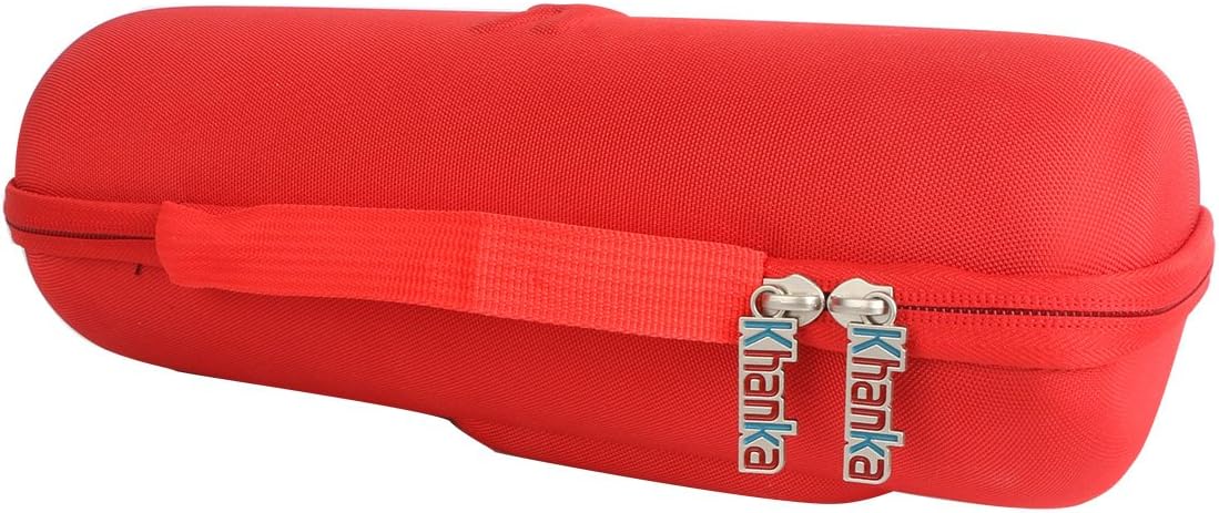 Khanka Hard Travel Case Replacement for JBL Charge 3 Waterproof Portable Wireless Bluetooth Speaker. Extra Room for Charger and USB Cable,Case Only.(Red) - Image 5